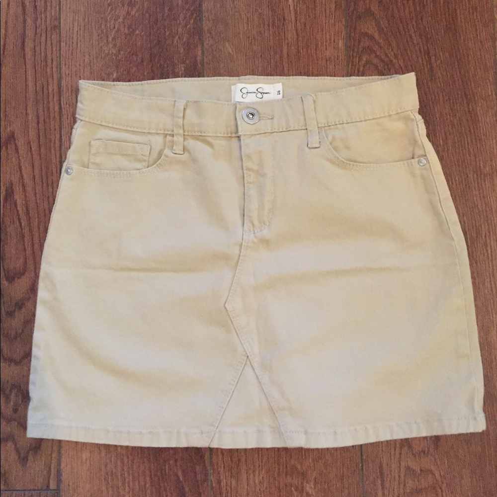 Jessica Simpson Girls Junior 16 khaki skirt